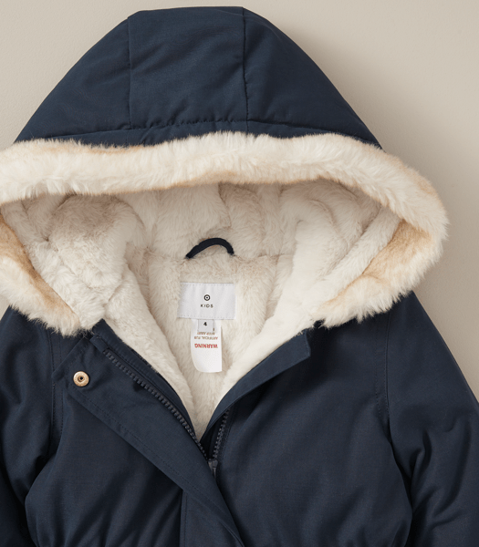 Fur Trim Parka Jacket Target Australia