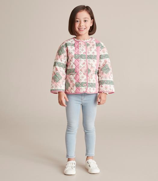Floral Quilted Jacket Target Australia