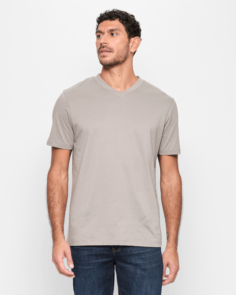 Australian Cotton V-Neck T-Shirt | Target Australia
