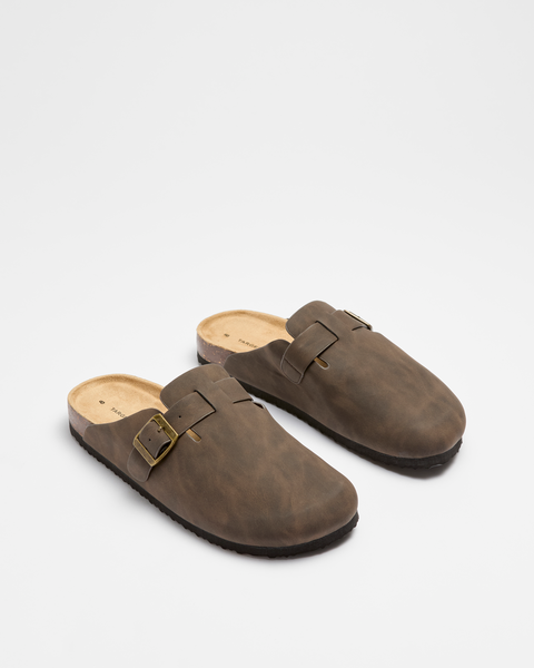 Mens Moulded Cork Closed Toe Sandal - Sonil