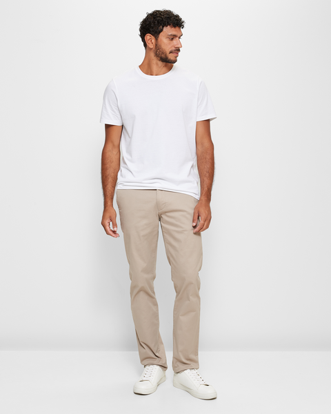 Straight Chino Pants - Sand 