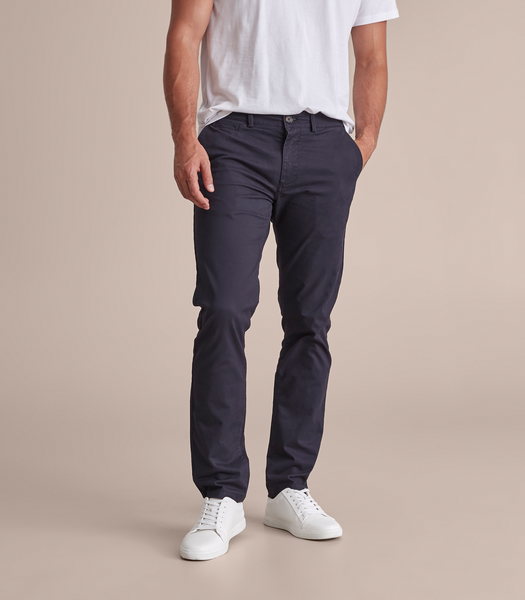 Straight Chino Pants - Navy Blue | Target Australia