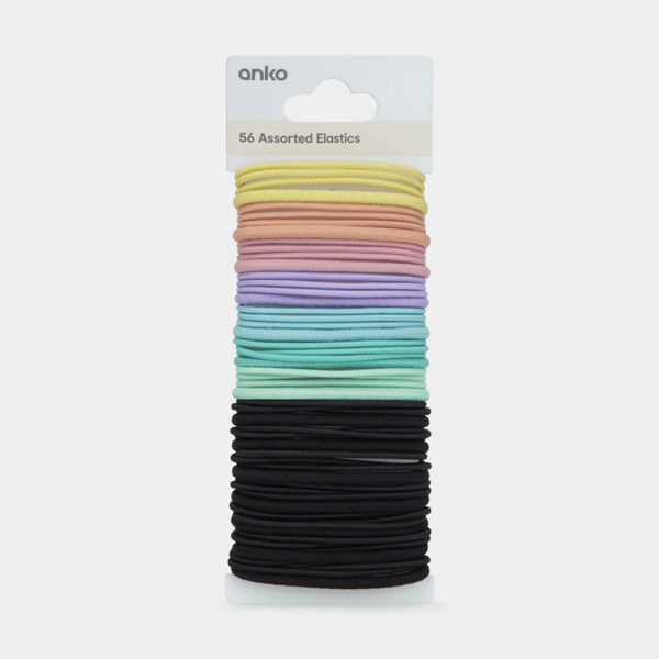 56 Pack Assorted Elastics Target Australia
