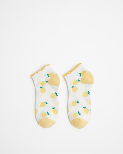 Novelty Kids Crew Lettuce Socks 1 Pack Lemons Target Australia