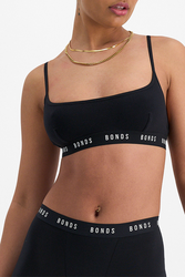 Icons Mesh Scoop Crop Bralette by Bonds Online, THE ICONIC