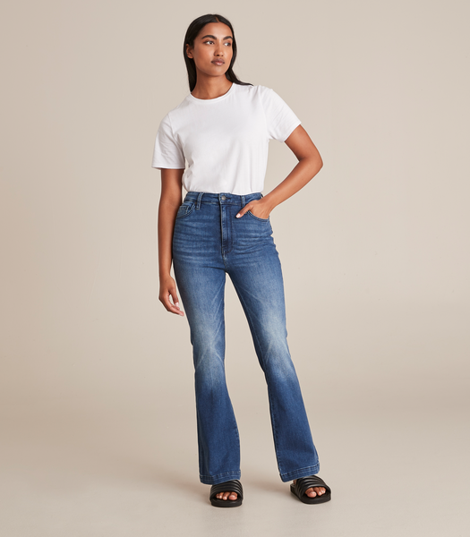 Jasmin High Rise Full Length Bootleg Denim Jeans | Target Australia
