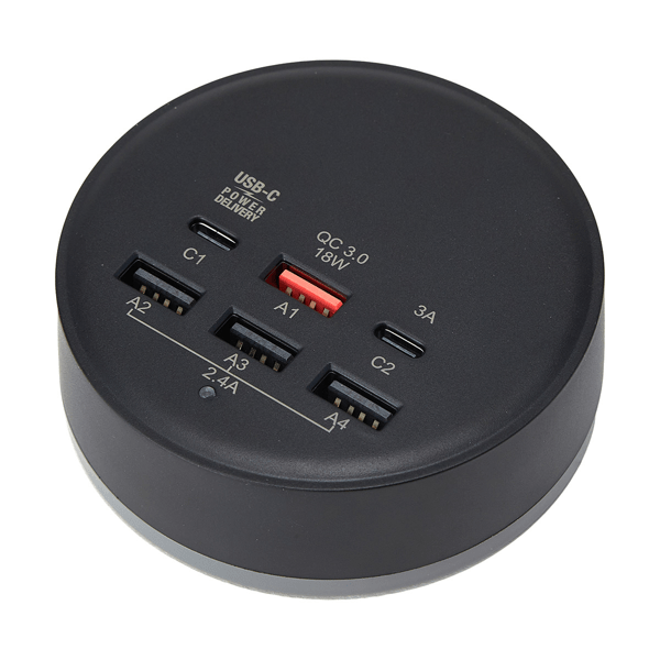 65W Travel Wall Charger, White - Anko