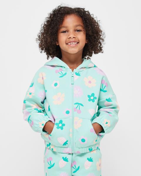 Zip Thru Print Hoodie Target Australia