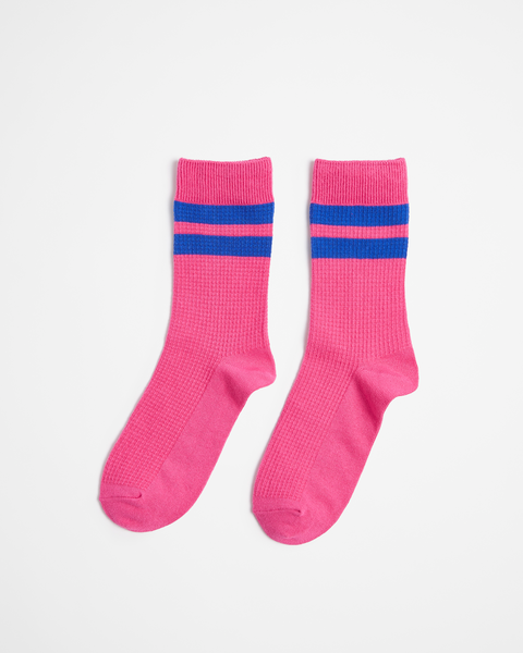 Crew Waffle Stripe Socks - AC-Lab | Target Australia