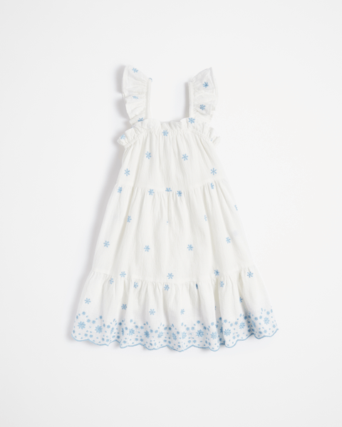 Tiered Broderie Dress Target Australia