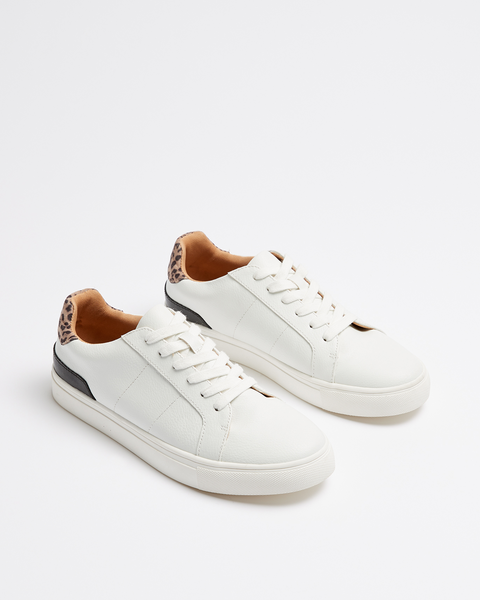 Womens Angola Animal Back PU Sneakers | Target Australia