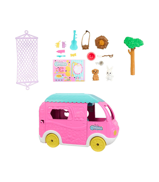 Barbie Camper Van Chelsea Barbie Chelsea 2-in-1 Camper Playset