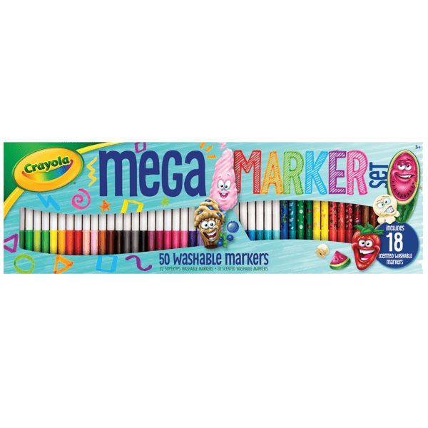 Crayola 50 Supertips Mega Marker Pack Target Australia