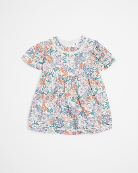 Baby Print Linen Blend Dress | Target Australia