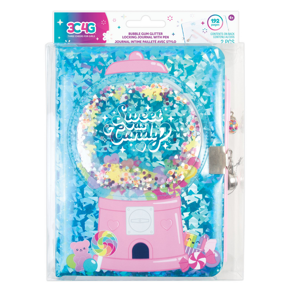 3C4G Bubblegum Glitter Locking Journal | Target Australia