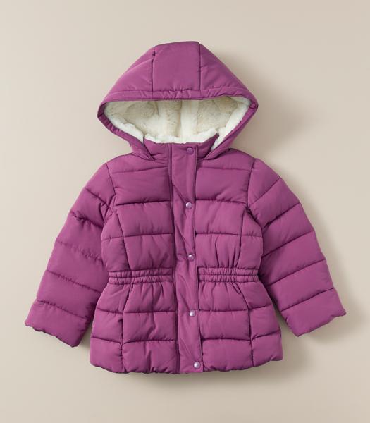 Longline Puffer Jacket Target Australia