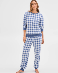 Gingham Blue