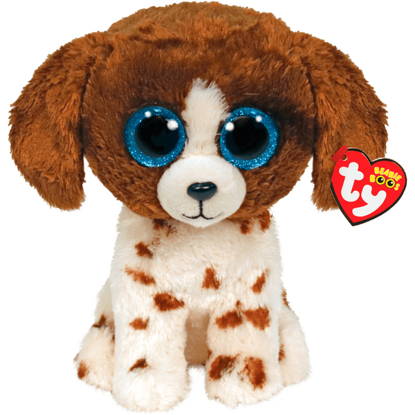 Ty Beanie Boo’s Regular Muddles Brown & White Dog | Target Australia