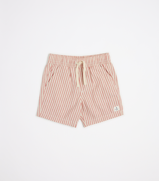 Linen Blend Striped Shorts | Target Australia