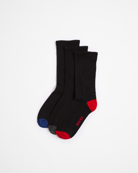 Rexy 10-Pack Breathable 3D Seamless Medium Crew Socks in Black main image 1