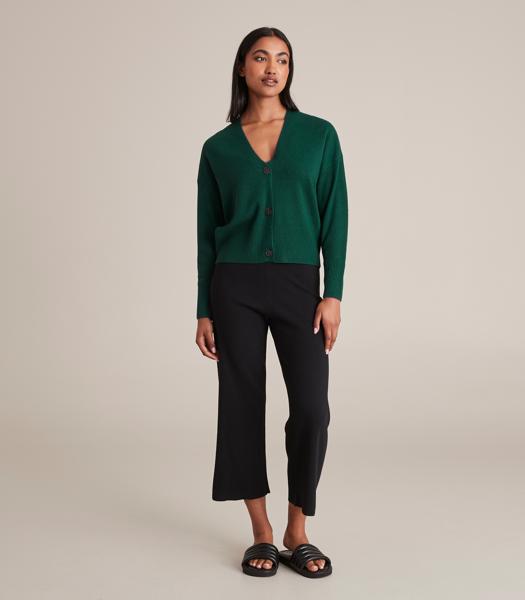 Linen Blend Lounge True Knit Crop Pants Target Australia