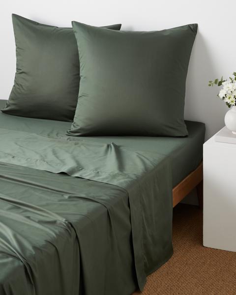 Supima 2 Pack 400 Thread Count European Pillowcases Thyme Target