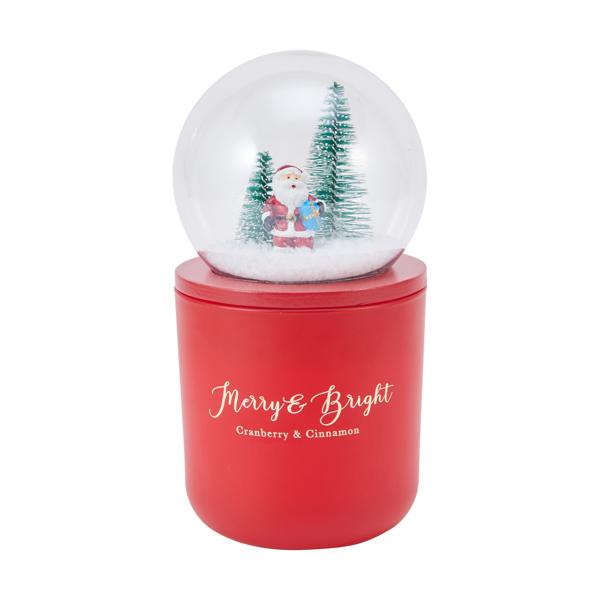 Christmas Merry & Bright Globe Candle - Anko
