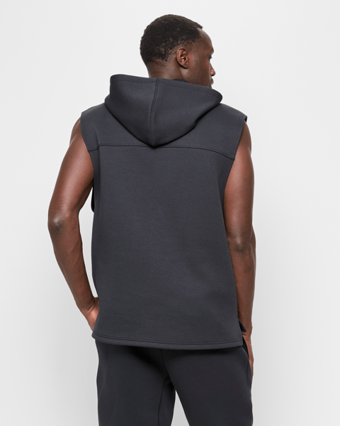 Active Tech Sleeveless Hoodie Black