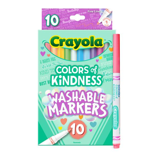 Crayola Color of Kindness 10 Washable Fine Line Markers Target Australia