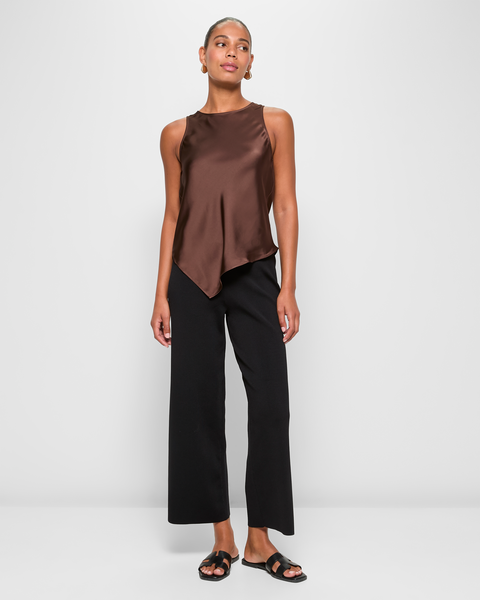 Crepe Knit Pants - Preview - Black