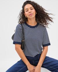 Navy / White Stripe