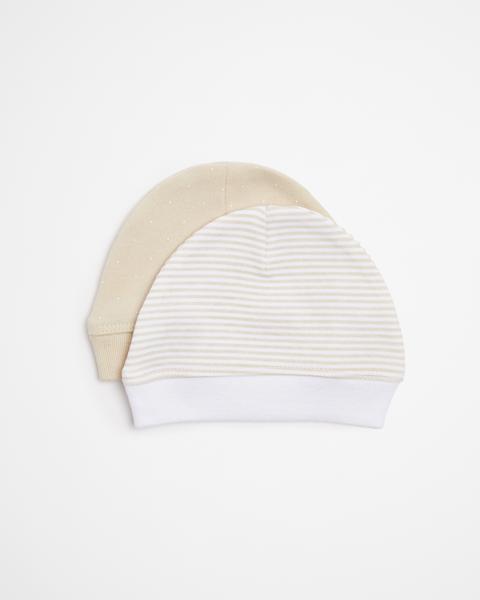 2 Pack bub. Organic Cotton Newborn Beanies Target Australia