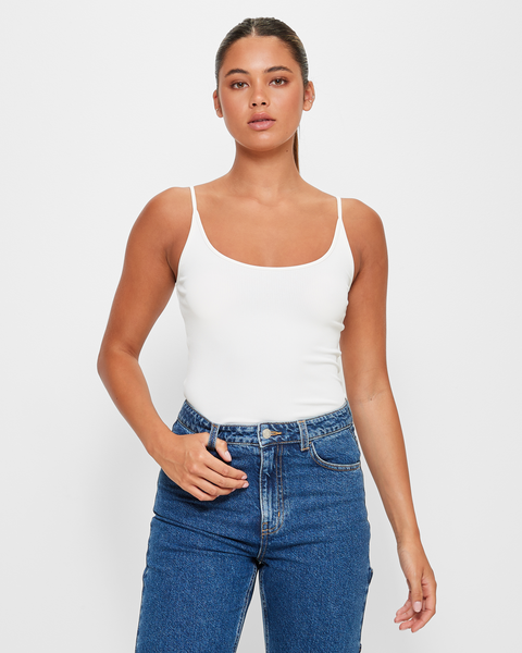 Fitted Strappy Ribbed Cami - Lily Loves | Target Australia