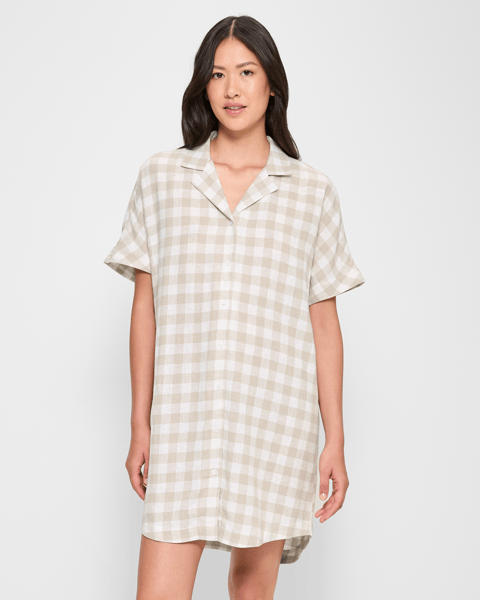 Linen Blend Sleep Nightie | Target Australia
