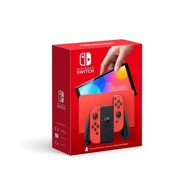 Nintendo Switch Console OLED Model Mario Red Edition Target Australia