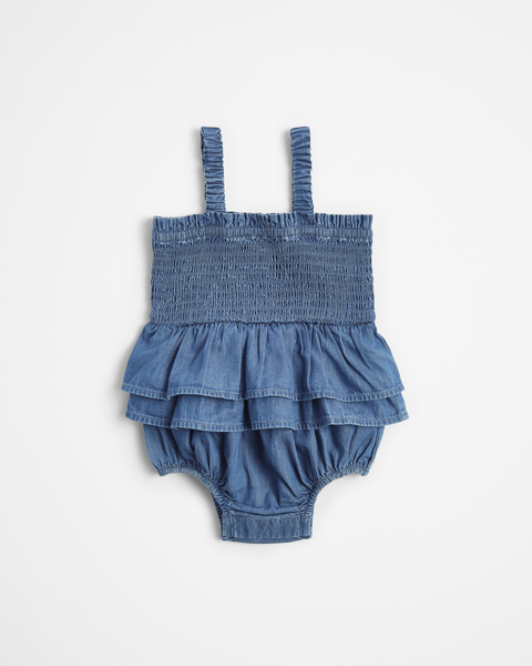 Baby Strappy Frill Romper | Target Australia