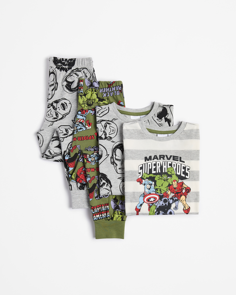 Marvel Superheroes 2 Pack Pyjama Sets