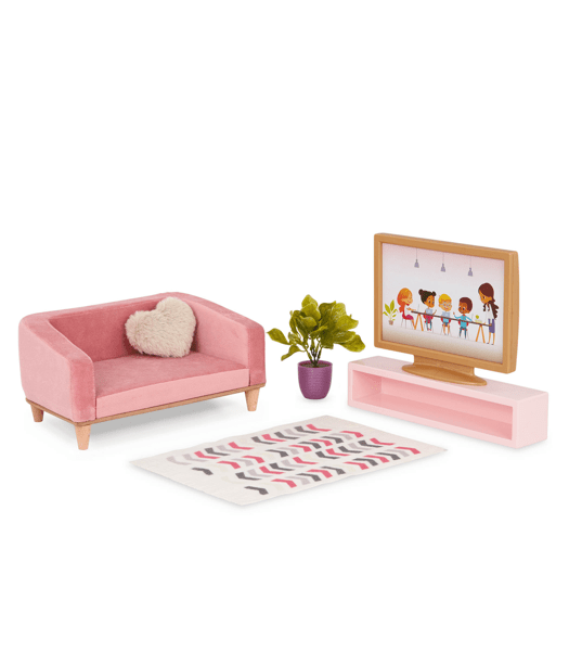 Our Generation Lovely Living Room Set Dollhouse Furniture for 18inch