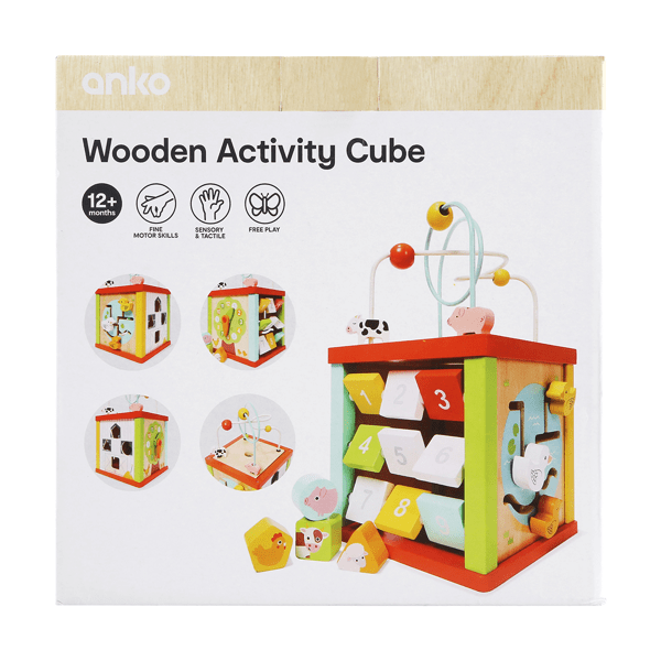 Kmart Toys Wooden Activity Tree Kmart Wooden Activity Cube Anko