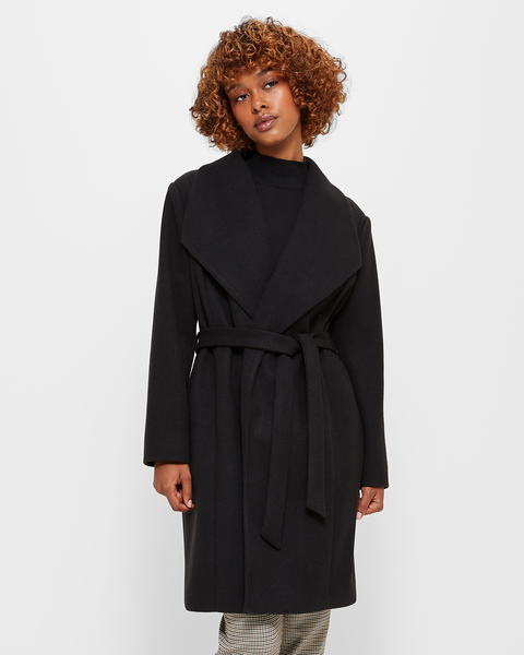 Petites Wrap Coat - Dannii Minogue | Target Australia