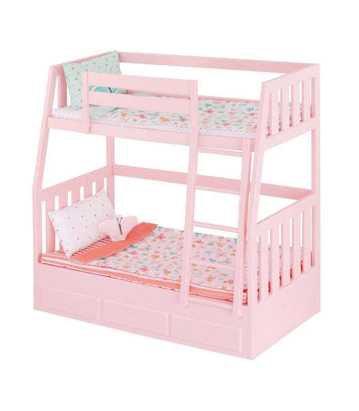 Our Generation Dreams for Two 18-inch Doll Butterfly-Themed Bunk