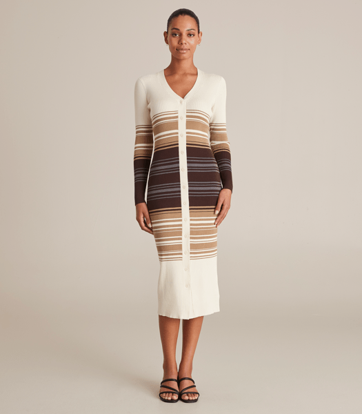plus size knit dresses Plus Size Chic Rib Dress main image 1