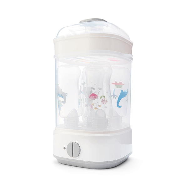 Electric Steam Bottle Steriliser, White and Grey Anko Target Australia