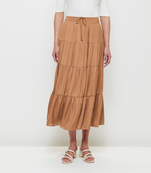 Tiered Midi Skirt - Preview | Target Australia