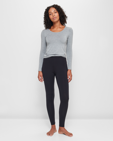 Inc Postage Uniqlo Extra Warm Heattech Leggings (Dark Grey)