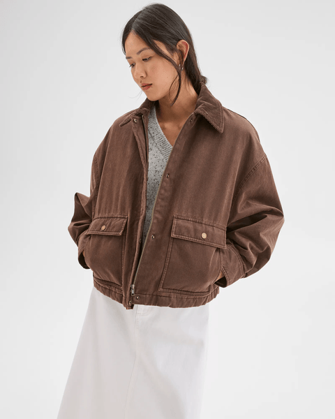 Australian Cotton Blend Barn Jacket | Target Australia