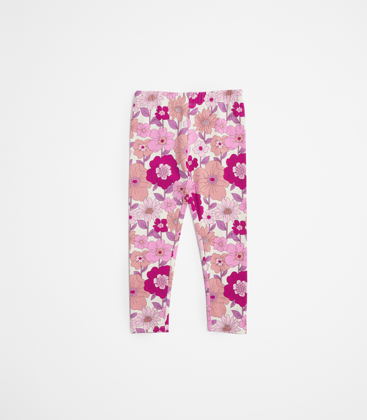 Print Leggings - Pink Floral | Target Australia