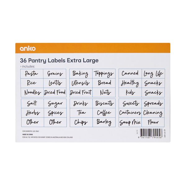 Pantry Labels Anko Target Australia