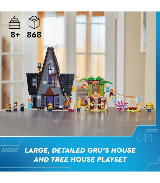 LEGO® Despicable Me Minions and Gru's Family Mansion 75583