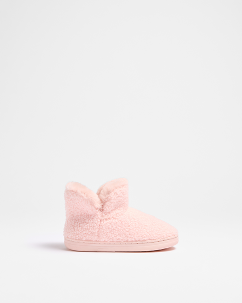 Girls Junior Teddy Slipper Boot - Loki